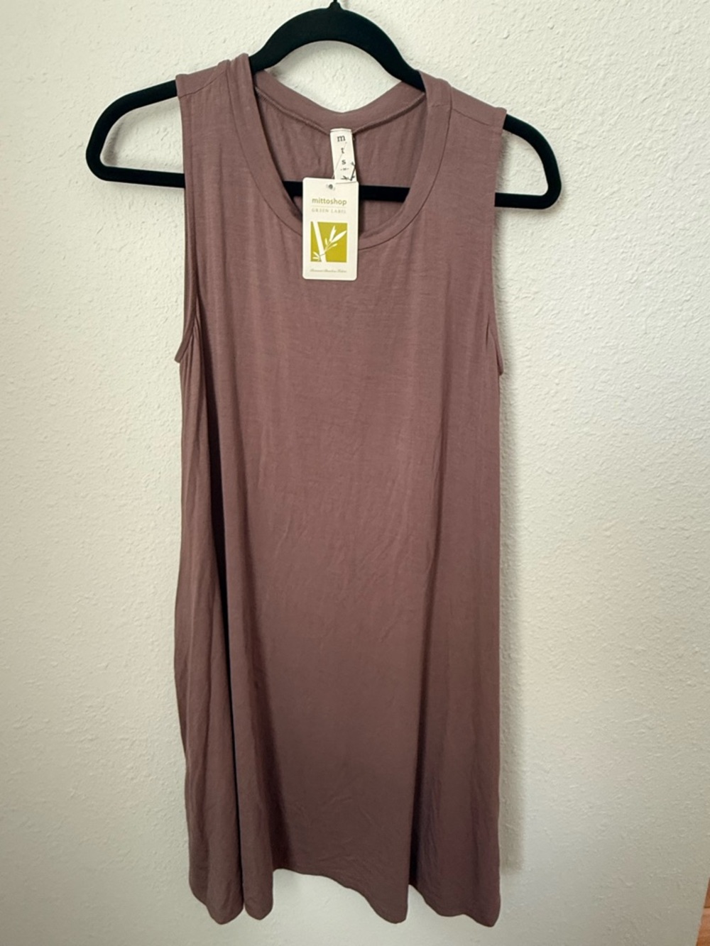 mittoshop Dusty Mauve Sleeveless Shift Dress